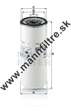 Palivový filter MANN FILTER WDK 11 102/4