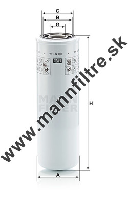 Filter automatickej prevodovky MANN FILTER WH 12 005