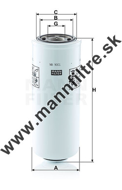 Filter hydrauliky MANN FILTER WH 9001