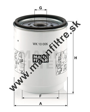 Palivový filter MANN FILTER WK 10 006 z