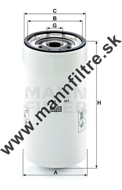 Palivový filter MANN FILTER WK 10 022