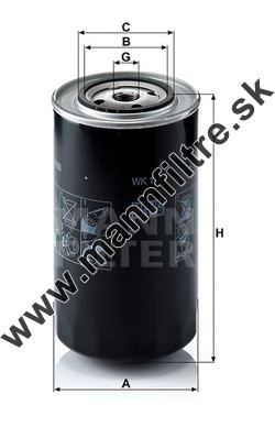 Palivový filter MANN FILTER WK 1168