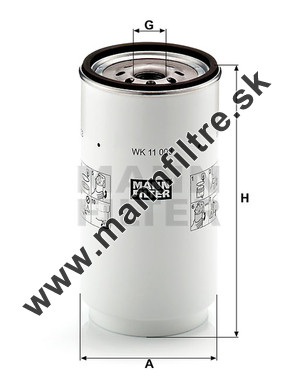 Palivový filter MANN FILTER WK 11 003 z