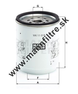 Palivový filter MANN FILTER WK 11 019 z
