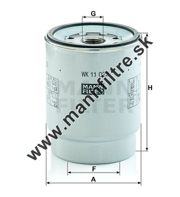 Palivový filter MANN FILTER WK 11 022 z