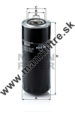 Palivový filter MANN FILTER WK 11 102/5