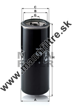 Palivový filter MANN FILTER WK 12 111