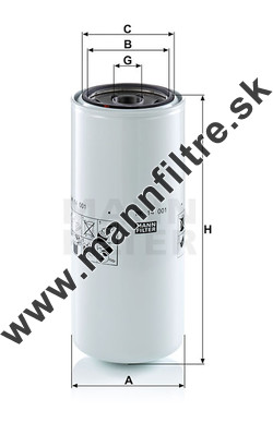 Palivový filter MANN FILTER WK 14 001