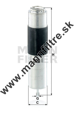 Palivový filter MANN FILTER WK 5016 z