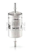 Palivový filter MANN FILTER WK 512