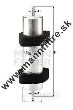 Palivový filter MANN FILTER WK 6003
