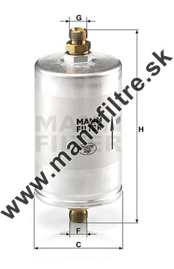 Palivový filter MANN FILTER WK 726/3