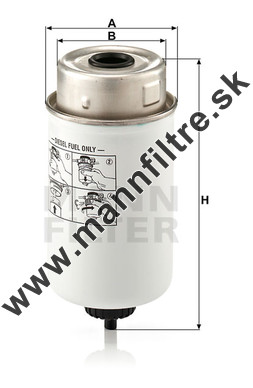 Palivový filter MANN FILTER WK 8014