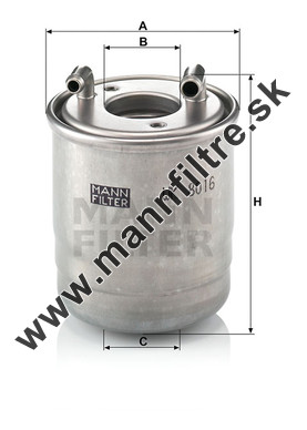 Palivový filter MANN FILTER WK 8016 x