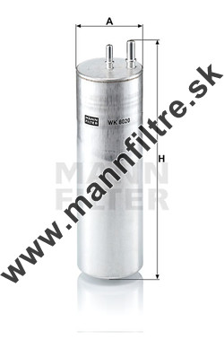 Palivový filter MANN FILTER WK 8020