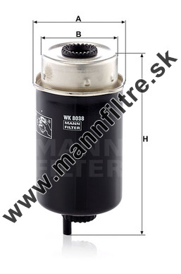 Palivový filter MANN FILTER WK 8038