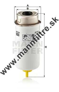Palivový filter MANN FILTER WK 8154