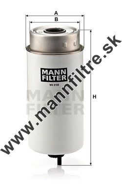 Palivový filter MANN FILTER WK 8168