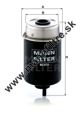 Palivový filter MANN FILTER WK 8173