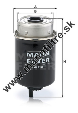 Palivový filter MANN FILTER WK 8179
