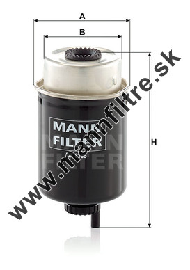 Palivový filter MANN FILTER WK 8195