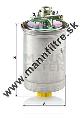 Palivový filter MANN FILTER WK 823