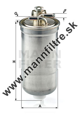Palivový filter MANN FILTER WK 829/1 x