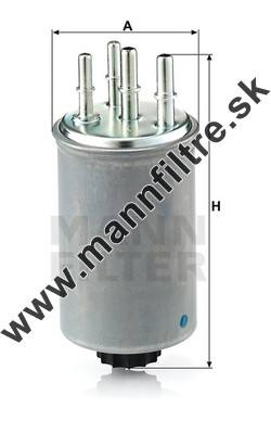 Palivový filter MANN FILTER WK 829/4