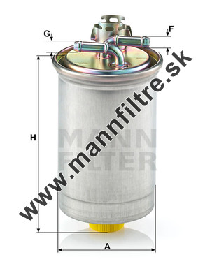 Palivový filter MANN FILTER WK 842/12 x