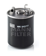 Palivový filter MANN FILTER WK 842/17