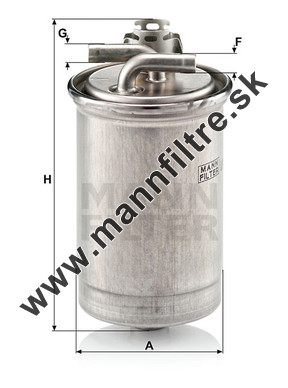 Palivový filter MANN FILTER WK 842/21 x