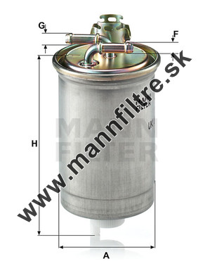 Palivový filter MANN FILTER WK 853/11