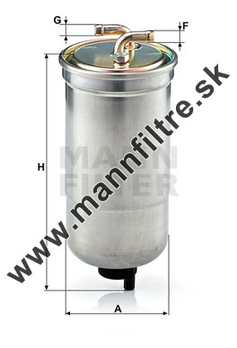 Palivový filter MANN FILTER WK 853/16