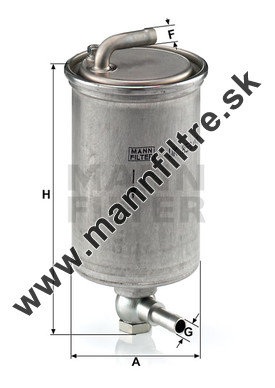 Palivový filter MANN FILTER WK 853/17