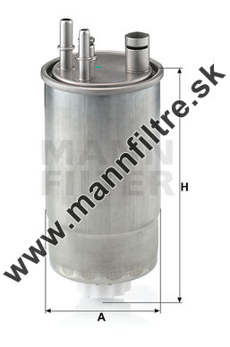 Palivový filter MANN FILTER WK 853/20