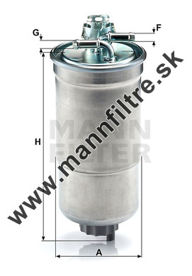 Palivový filter MANN FILTER WK 853/3 x