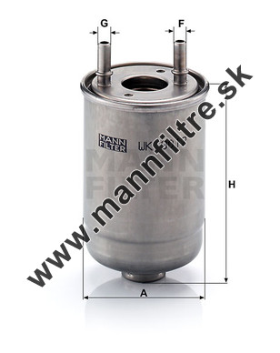 Palivový filter MANN FILTER WK 9012 x