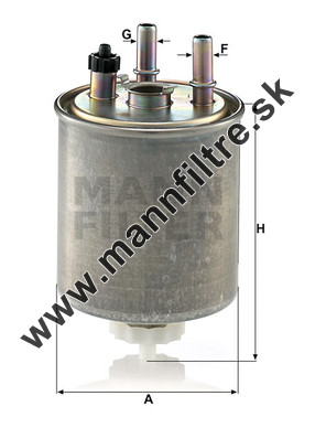 Palivový filter MANN FILTER WK 9022