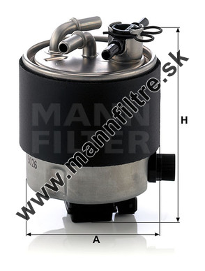 Palivový filter MANN FILTER WK 9026