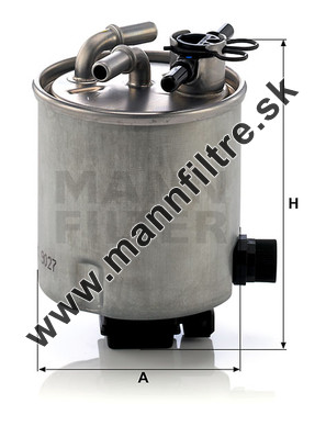Palivový filter MANN FILTER WK 9027