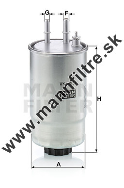 Palivový filter MANN FILTER WK 9053 z