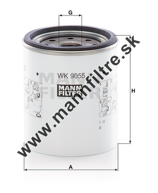 Palivový filter MANN FILTER WK 9055 z