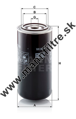 Palivový filter MANN FILTER WK 9056