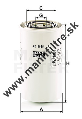 Palivový filter MANN FILTER WK 9065