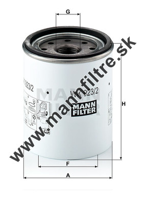 Palivový filter MANN FILTER WK 923/2 x