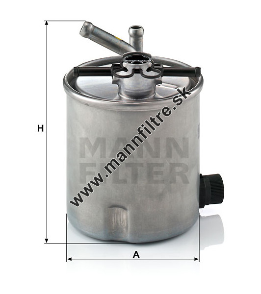 MANN-FILTER WK 939/9 x Filtre à carburant - pour Véhicule de tourisme utilitaires