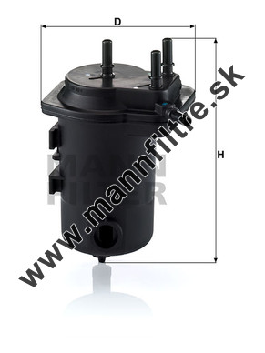 Palivový filter MANN FILTER WK 939/9 x
