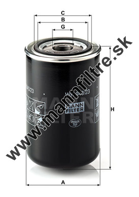 Palivový filter MANN FILTER WK 940/23