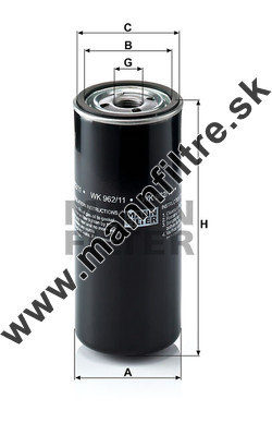 Palivový filter MANN FILTER WK 962/11