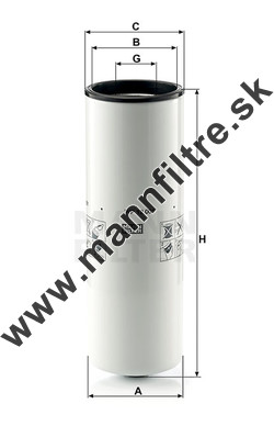 Olejový filter MANN FILTER WP 12 001